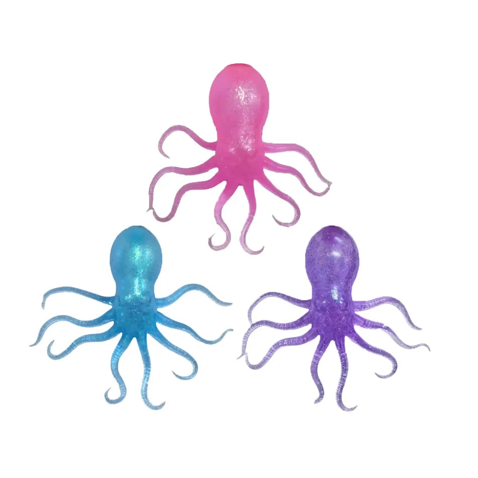 Glitter Octopus Stress Relief Fidget Toy