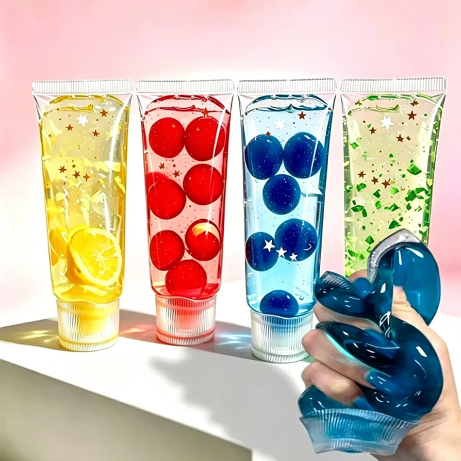 Toothpaste Stress Ball Shapeable Squishy Toy Non-Bounce Jam Vaseline Feel ASMR Fidget Toys for Kids & Adults Anti Stress Gifts